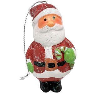 NWOT Santa Claus Glitter Christmas Tree Ornament